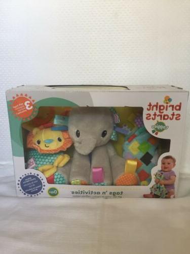 Bright taggies ‘n Set Blanket